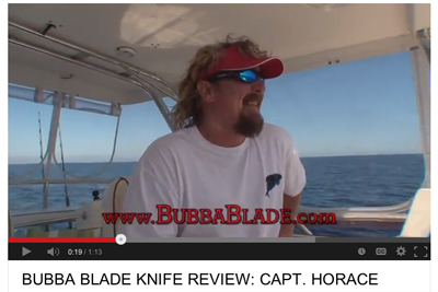 Captain Horace Barge and The Bubba Blade Knife